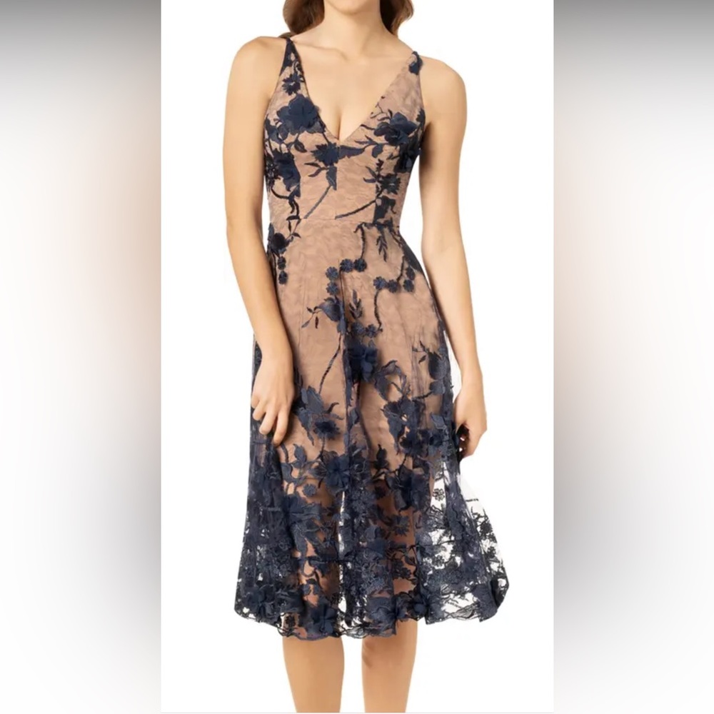 Dress the Population Audrey
Embroidered Fit & Flare Dress